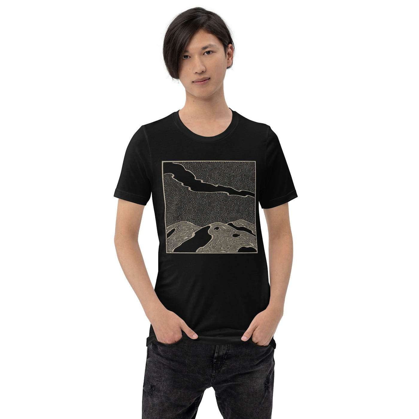 Handsome and Gretyl "Dream" Black Maze Unisex t-shirt