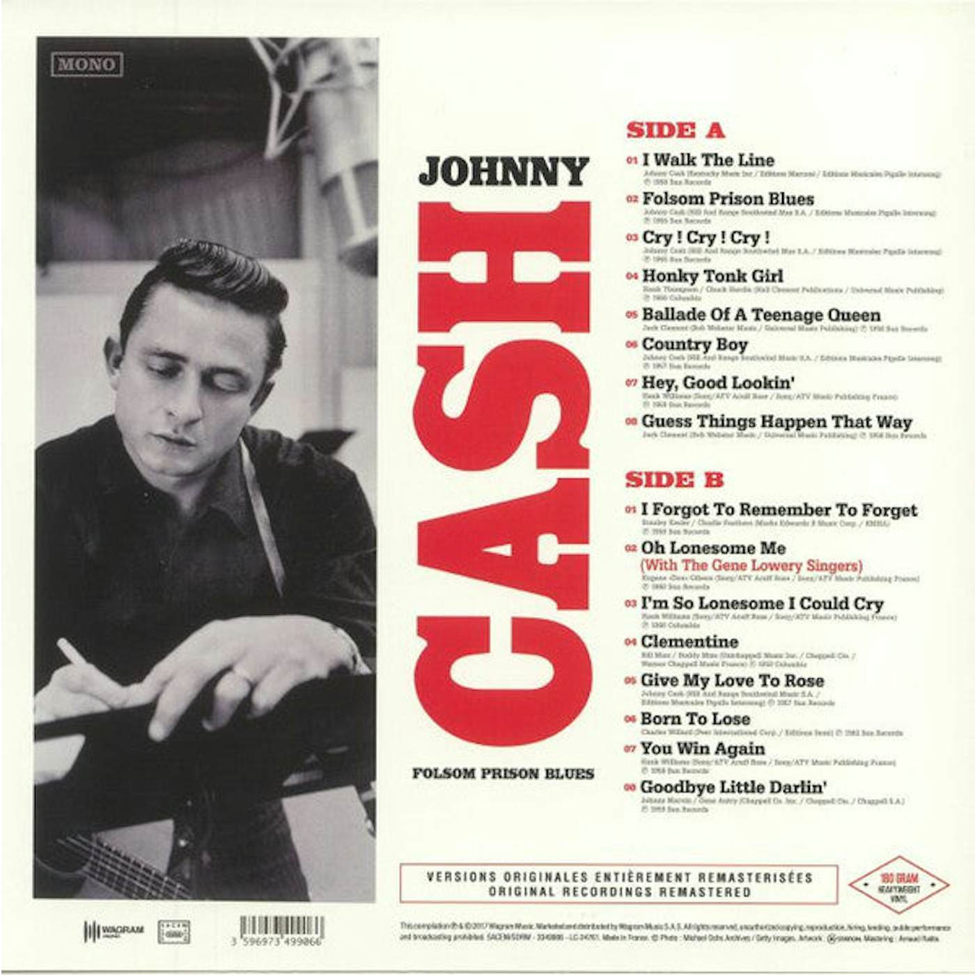 Johnny Cash / Folsom Prison Blues - LP Vinyl