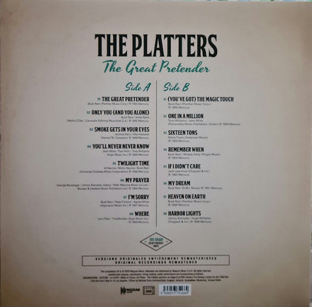 The Platters / The Great Pretender LP (Vinyl)