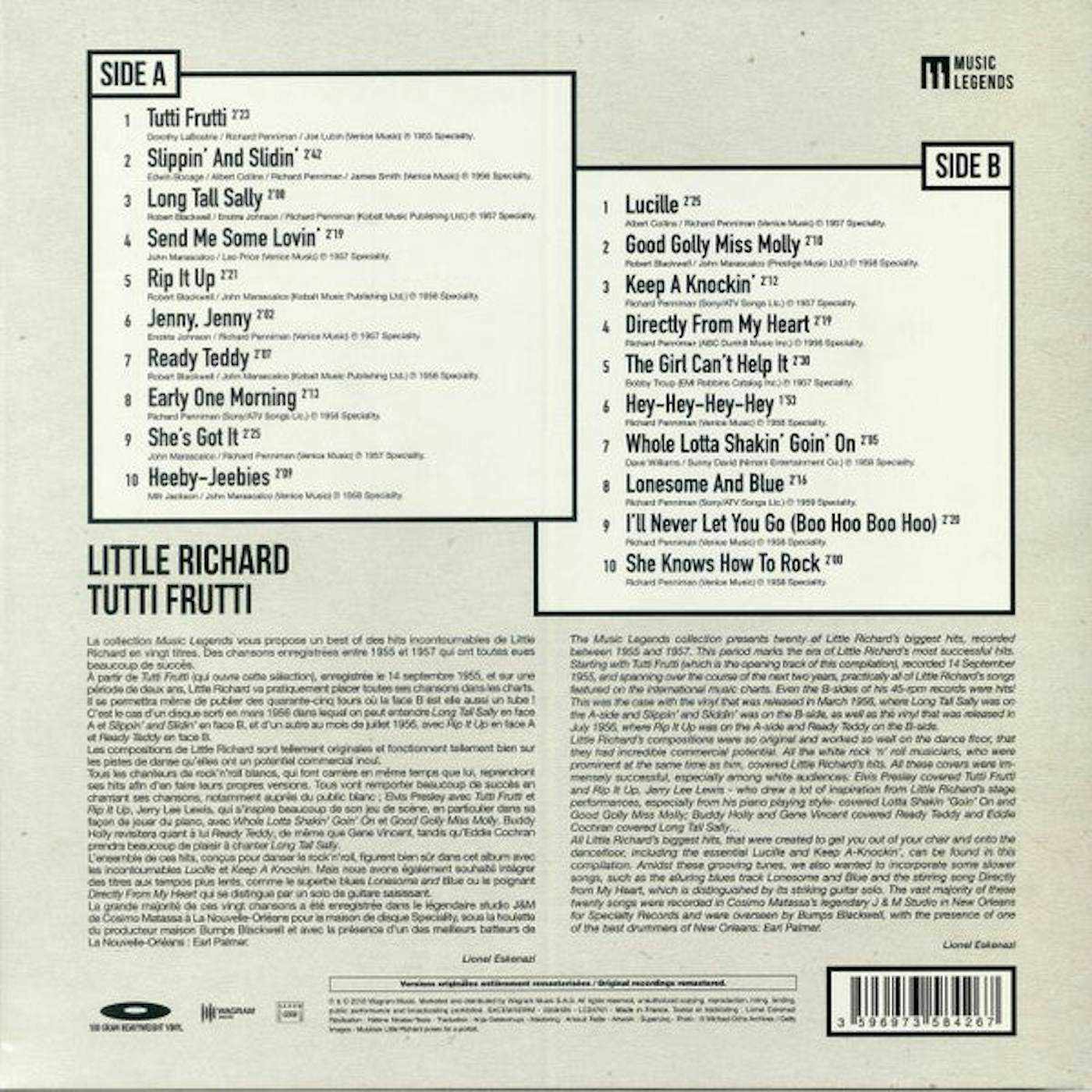 Little Richard / Tutti Frutti - LP (Vinyl)