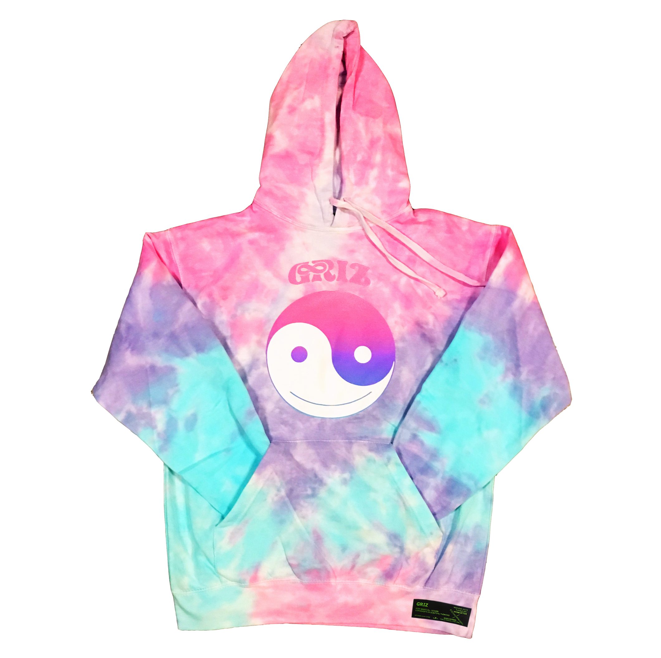 cotton candy tie dye hoodie