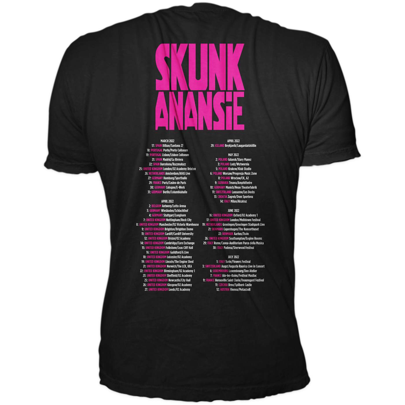Skunk Anansie Skin Tour - T-Shirt