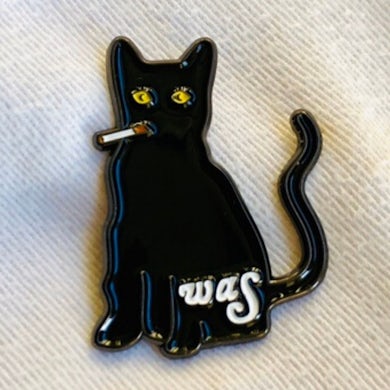 We Are Scientists Smoking Cat - Pin Badge