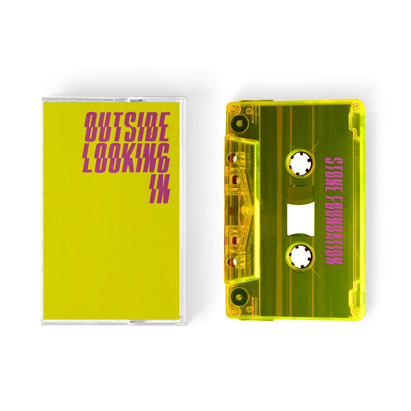 Stone Foundation Outside Looking In - Collector's Edition Yellow Cassette