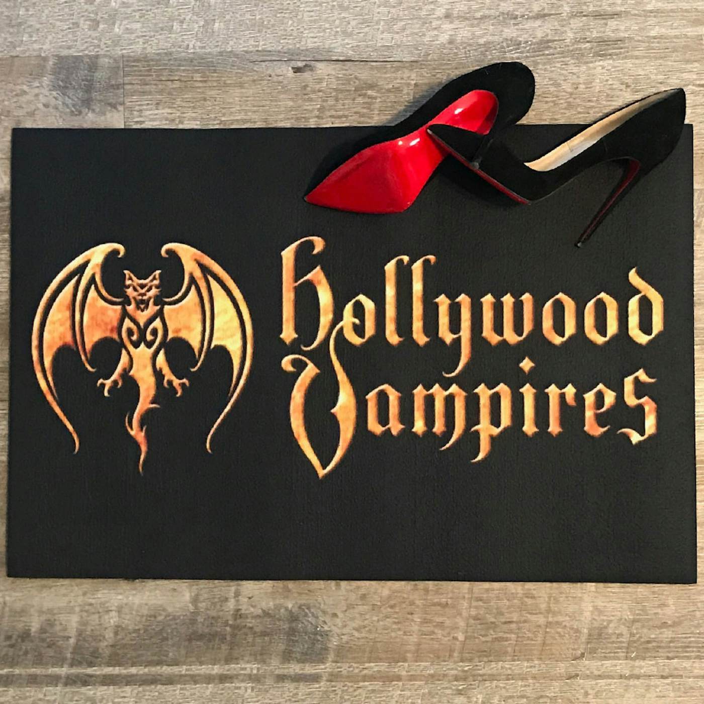 Hollywood Vampires Logo Doormat