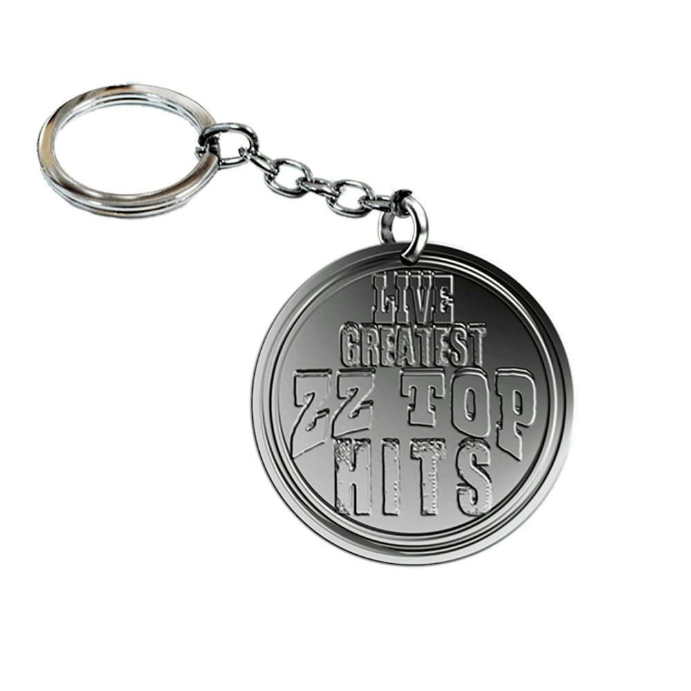 ZZ Top Greatest Hits Key Ring