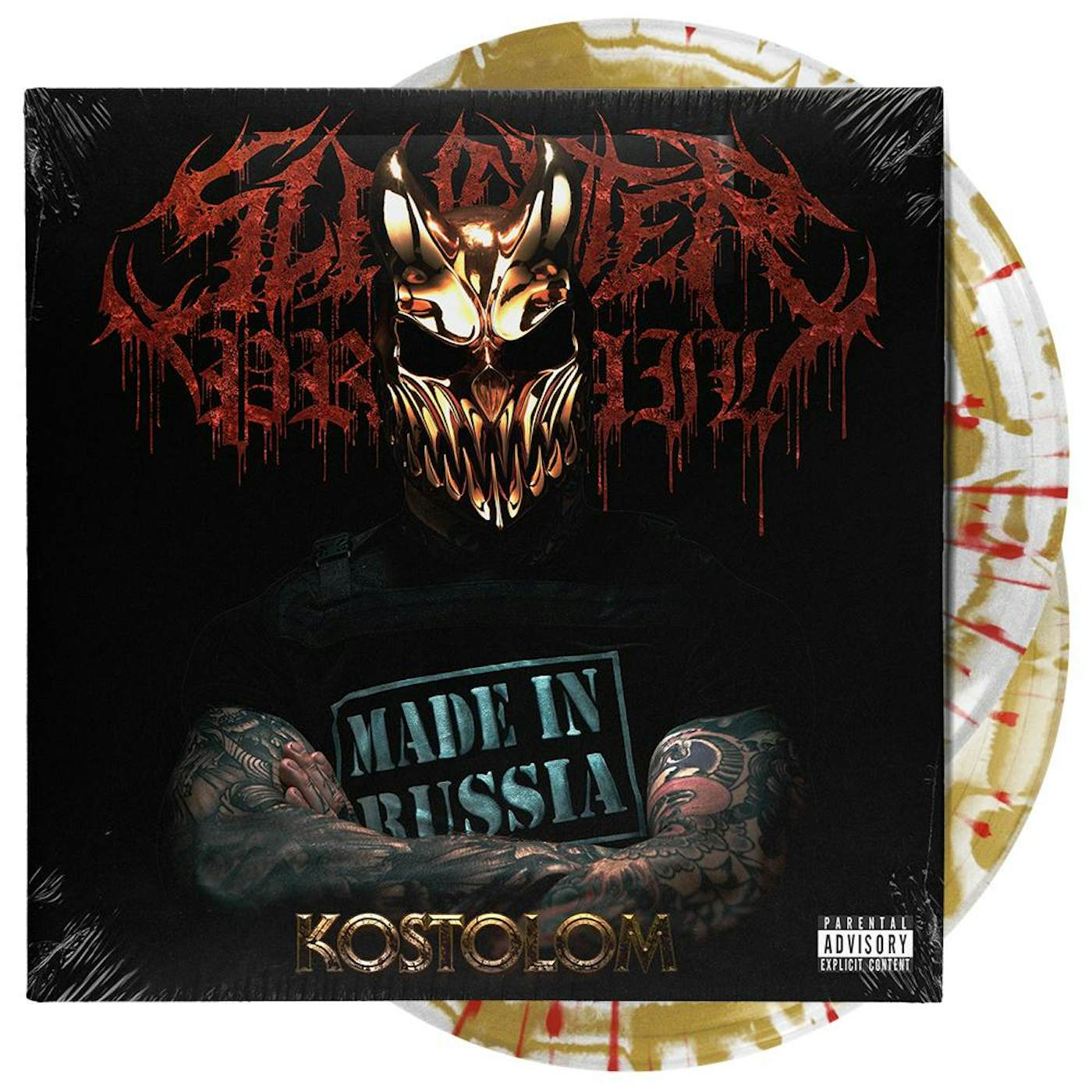 Slaughter To Prevail - Kostolom Vinyl (2xLP Gatefold Gold & White Vinyl w/ Red Splatter)