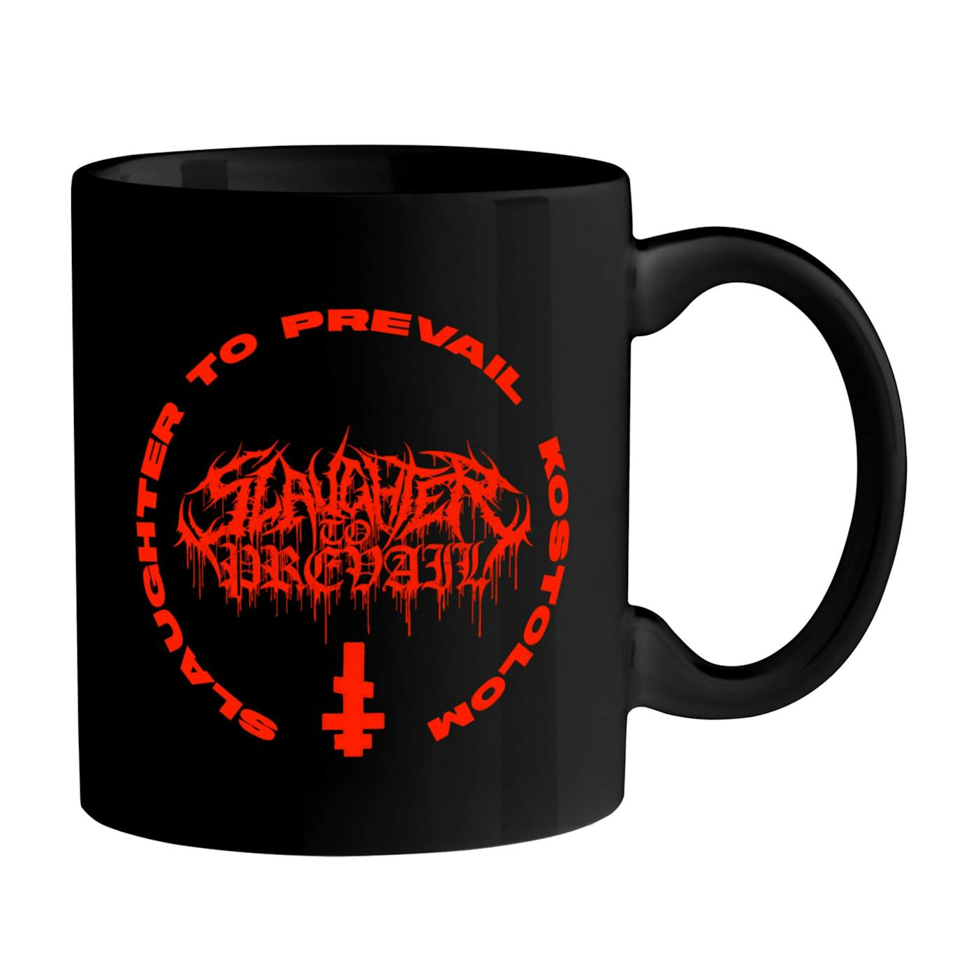 Black Metal Coffee Mug Black 