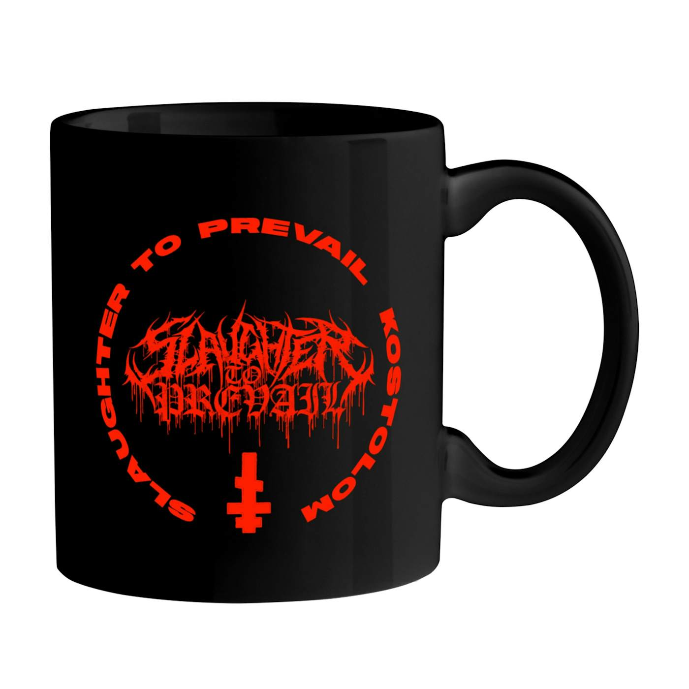 Slaughter To Prevail - 'Kostolom' Coffee Mug (Black w/ Red Ink)
