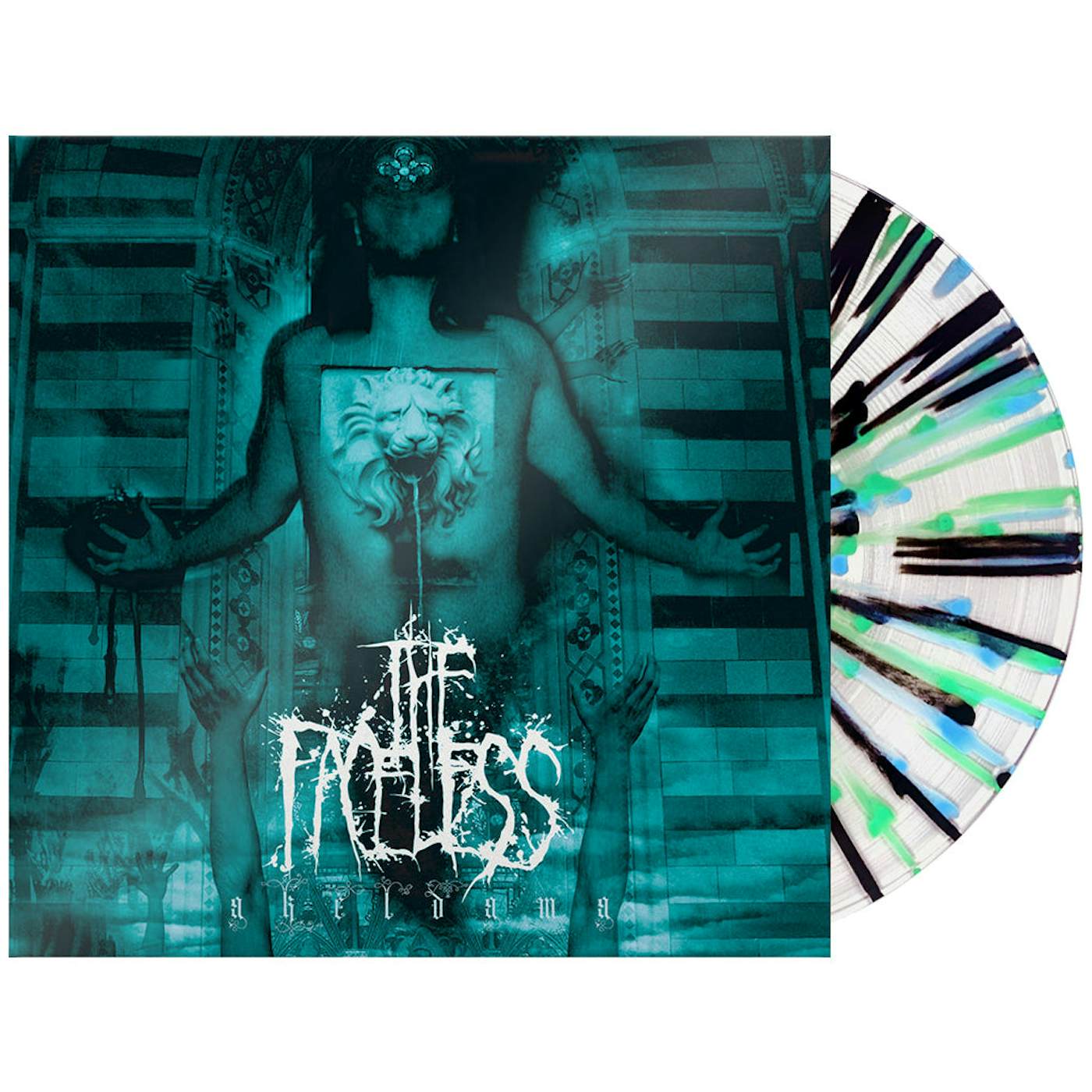 The Faceless - Akeldama (15 Year Clear w/ Black + Blue + Green Splatter 12" Vinyl)