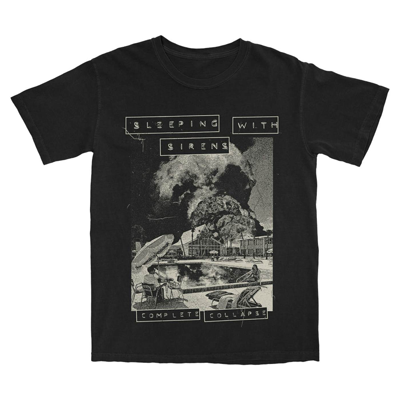 Sleeping With Sirens - "Complete Collapse" Black Tee