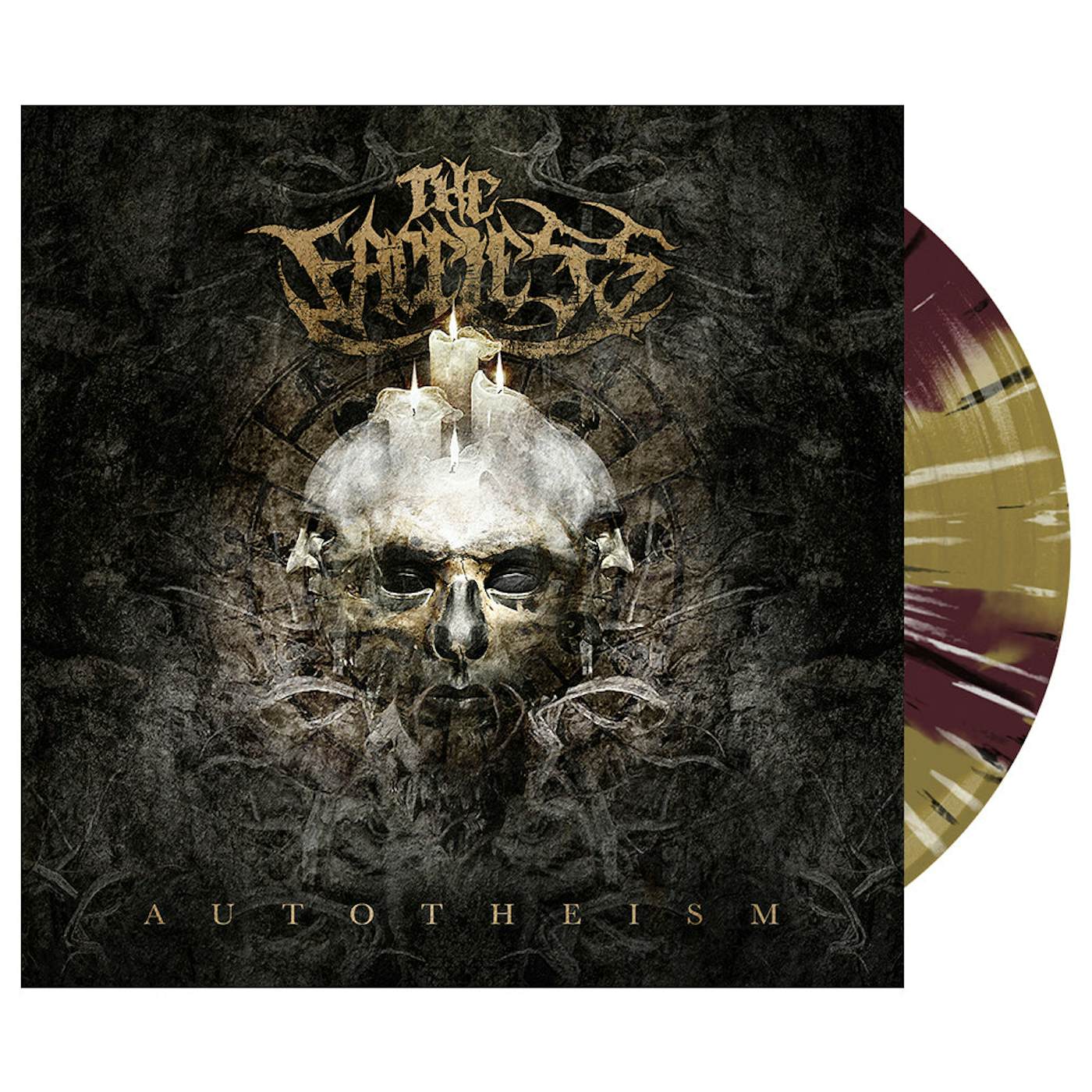 The Faceless - 'Autotheism' (Gold  + Oxblood Cornetto w/Black and White Heavy Splatter)