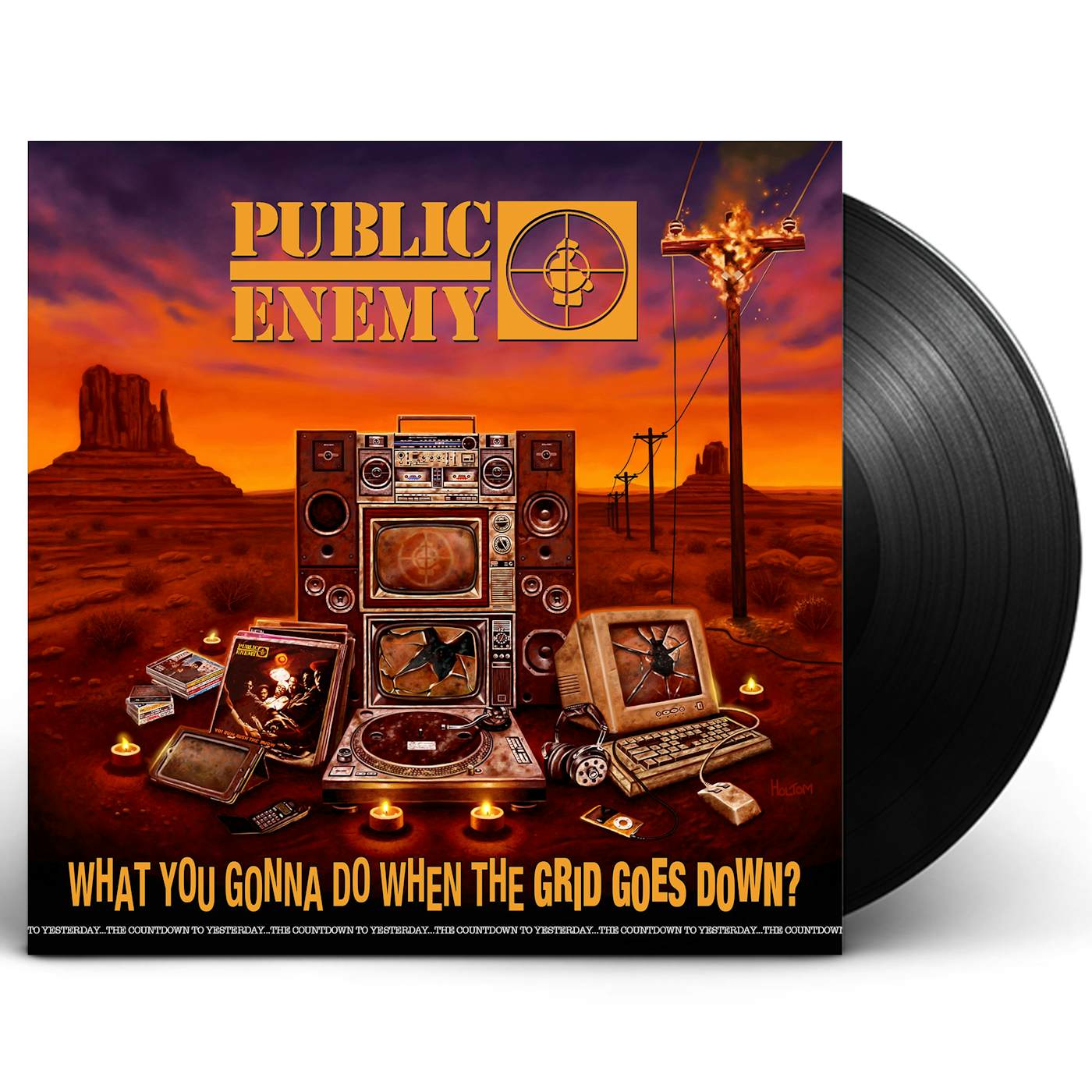 Public Enemy "What You Gonna Do When The Grid Goes Down?" LP Vinyl