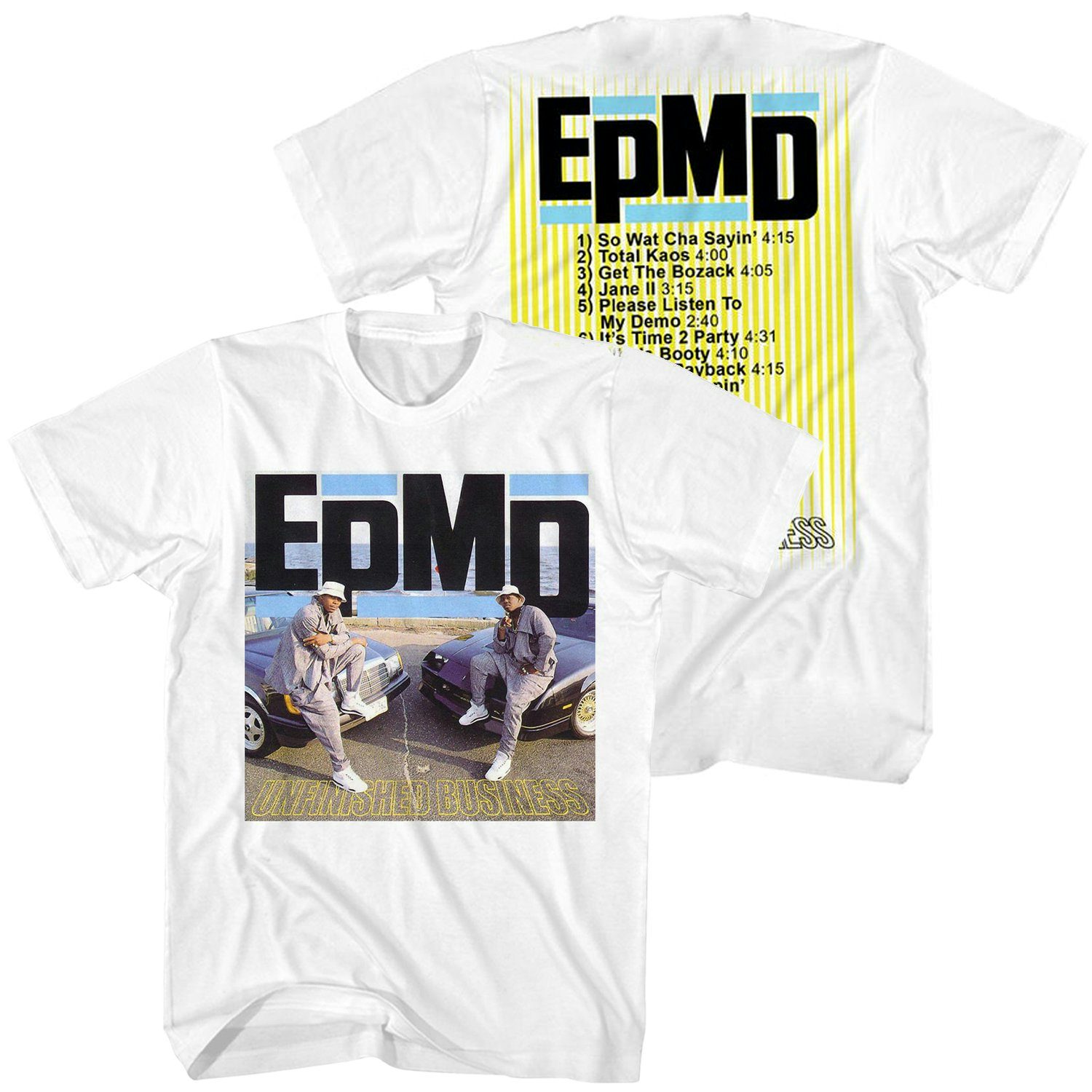 EPMD T-Shirt | Unfinished Business Album Art EPMD Shirt