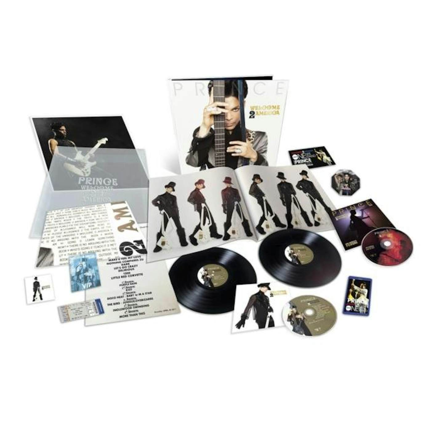 Prince "Welcome 2 America" Deluxe Edition 2xLP + CD + Blu-Ray (Vinyl)