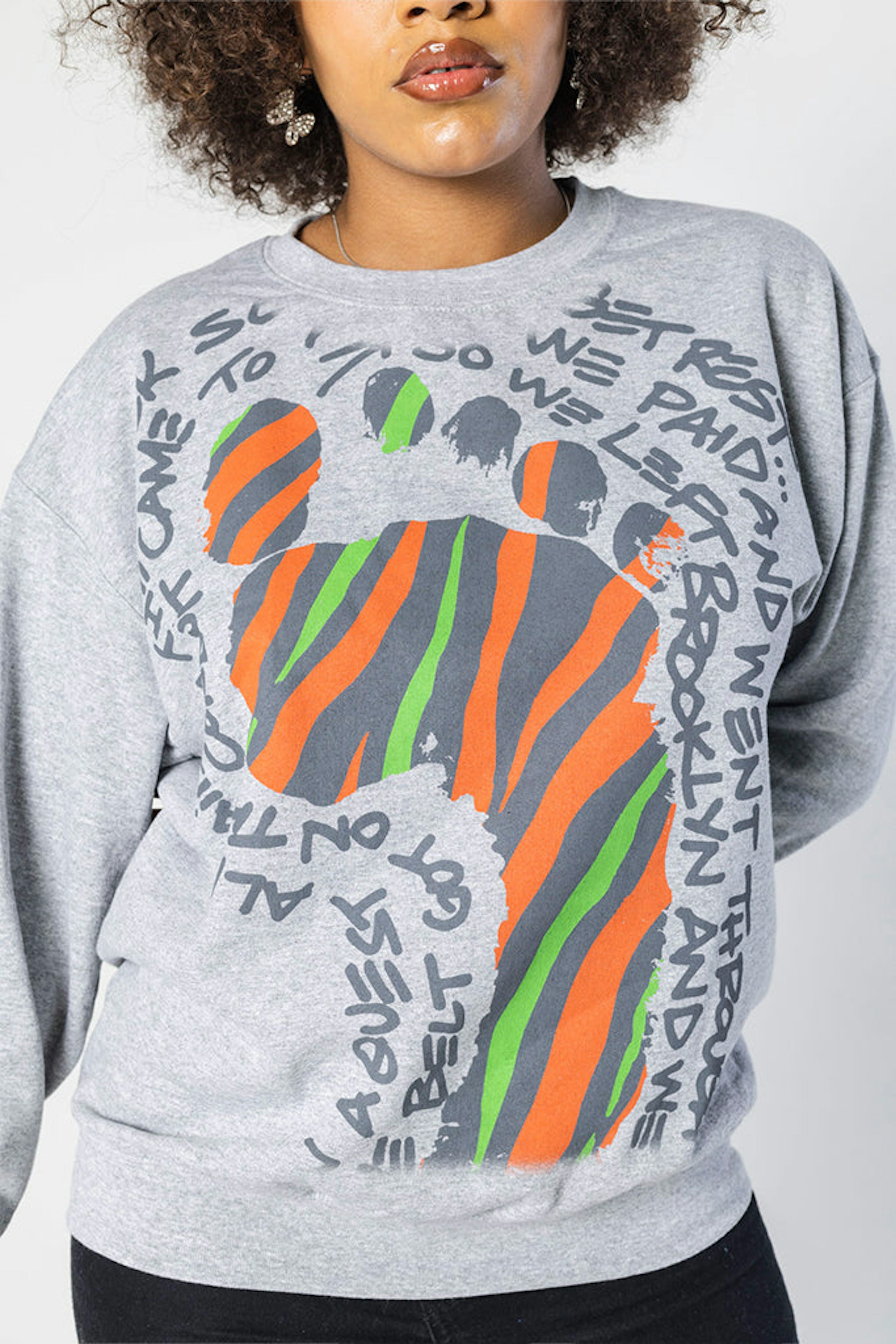 A Tribe Called Quest Lyric Foot Crewneck Sweatshirt