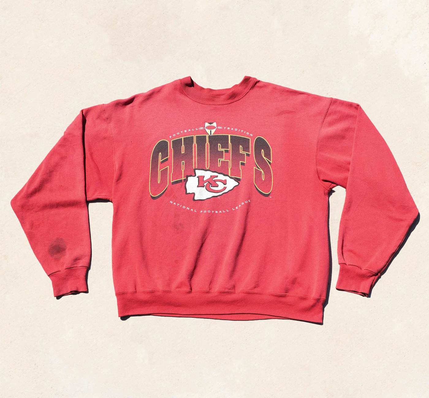 Kansas City Chiefs Crewnec Vintage Football Sweatshirt