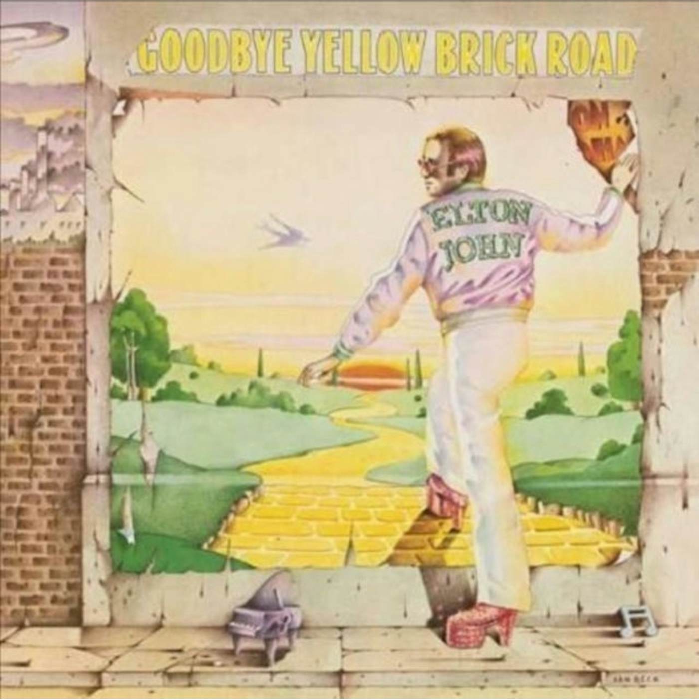 Elton John LP Vinyl Record - Goodbye Yellow Brick Road