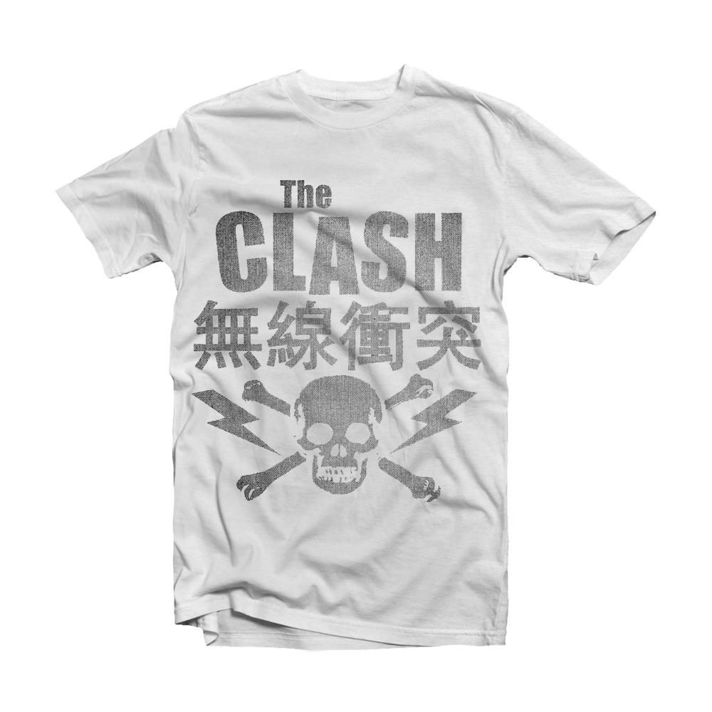 The Clash T Shirt Skull Crossbones