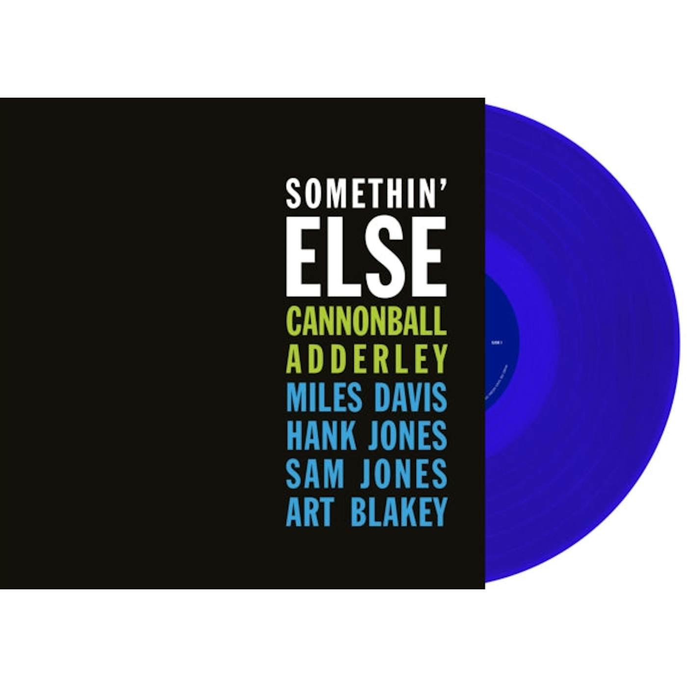 Cannonball Adderley LP Vinyl Record - Somethin' Else (Blue Vinyl)