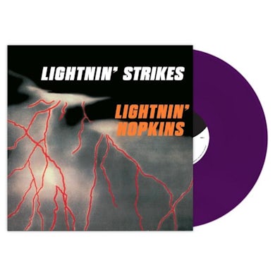 Lightnin Hopkins LP - Lightnin' Strikes (Deep Purple vinyl)