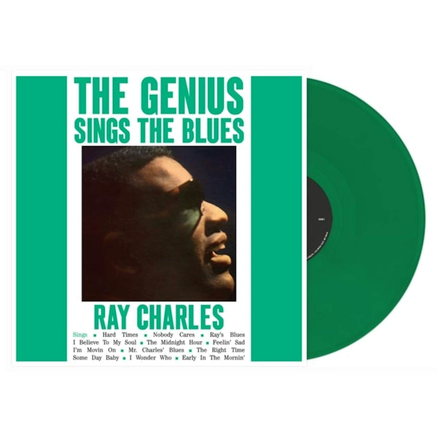 Ray Charles LP Vinyl Record - The Genius Sings The Blues (Green Vinyl)
