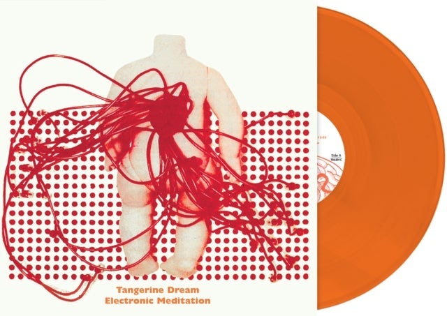Tangerine Dream LP Vinyl Record   Electronic Meditation Orange Vinyl