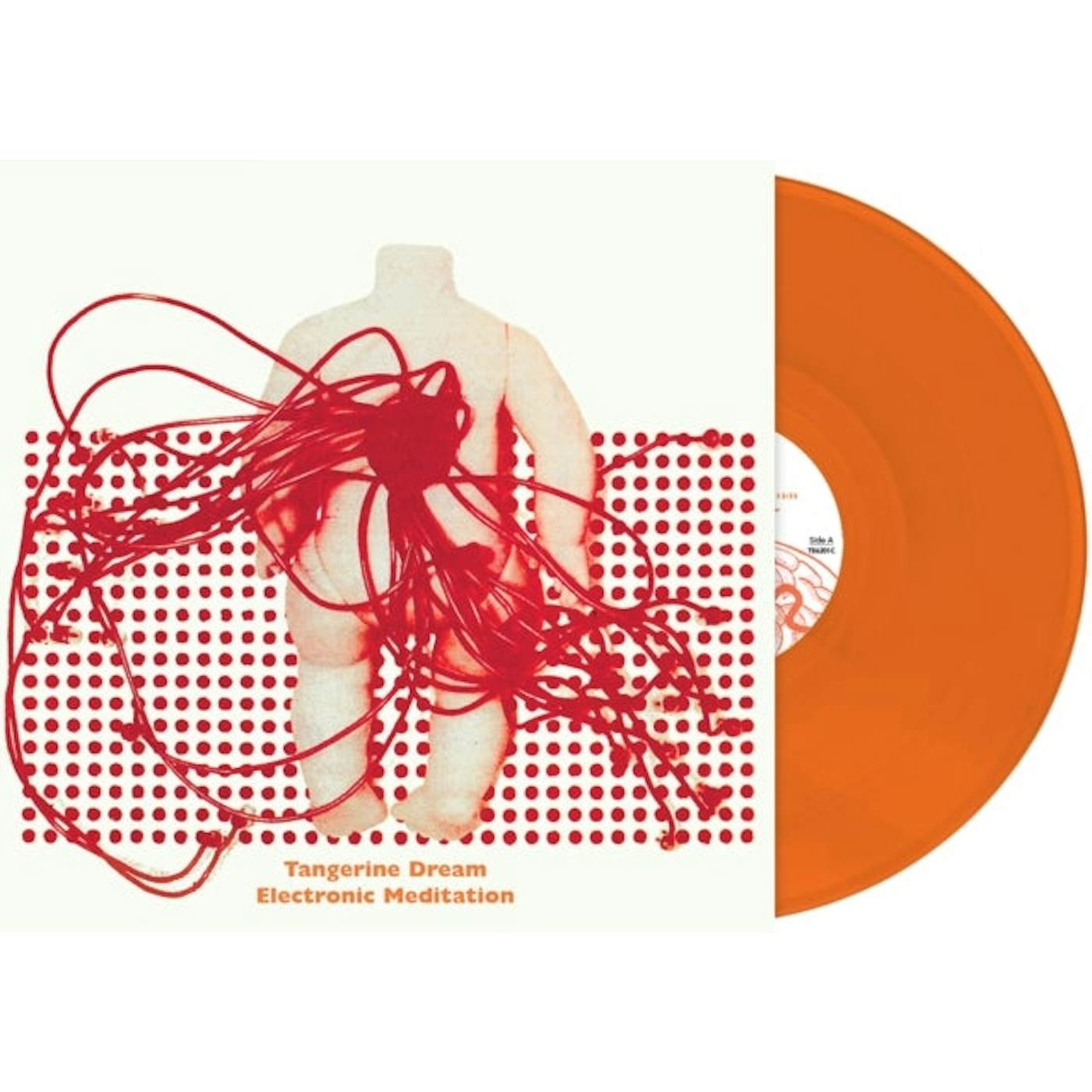 Tangerine Dream LP Vinyl Record - Electronic Meditation (Orange Vinyl)