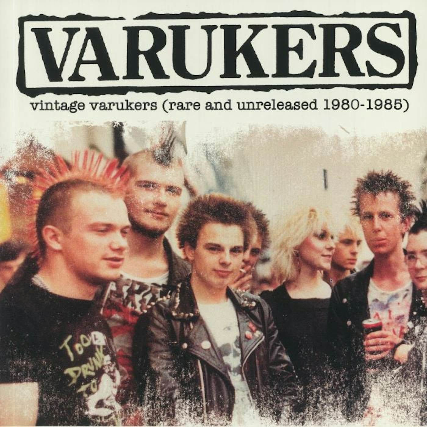 The Varukers LP Vinyl Record - Vintage Varukers (Rare & Unrealsed 19 80-19 85)