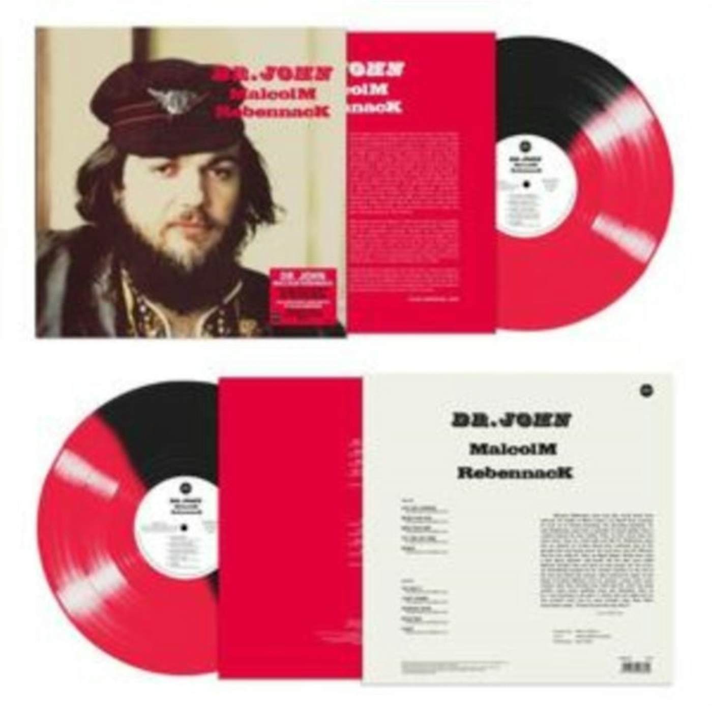 Dr. John LP Vinyl Record - Malcolm Rebennack (Red/Black Split Vinyl)