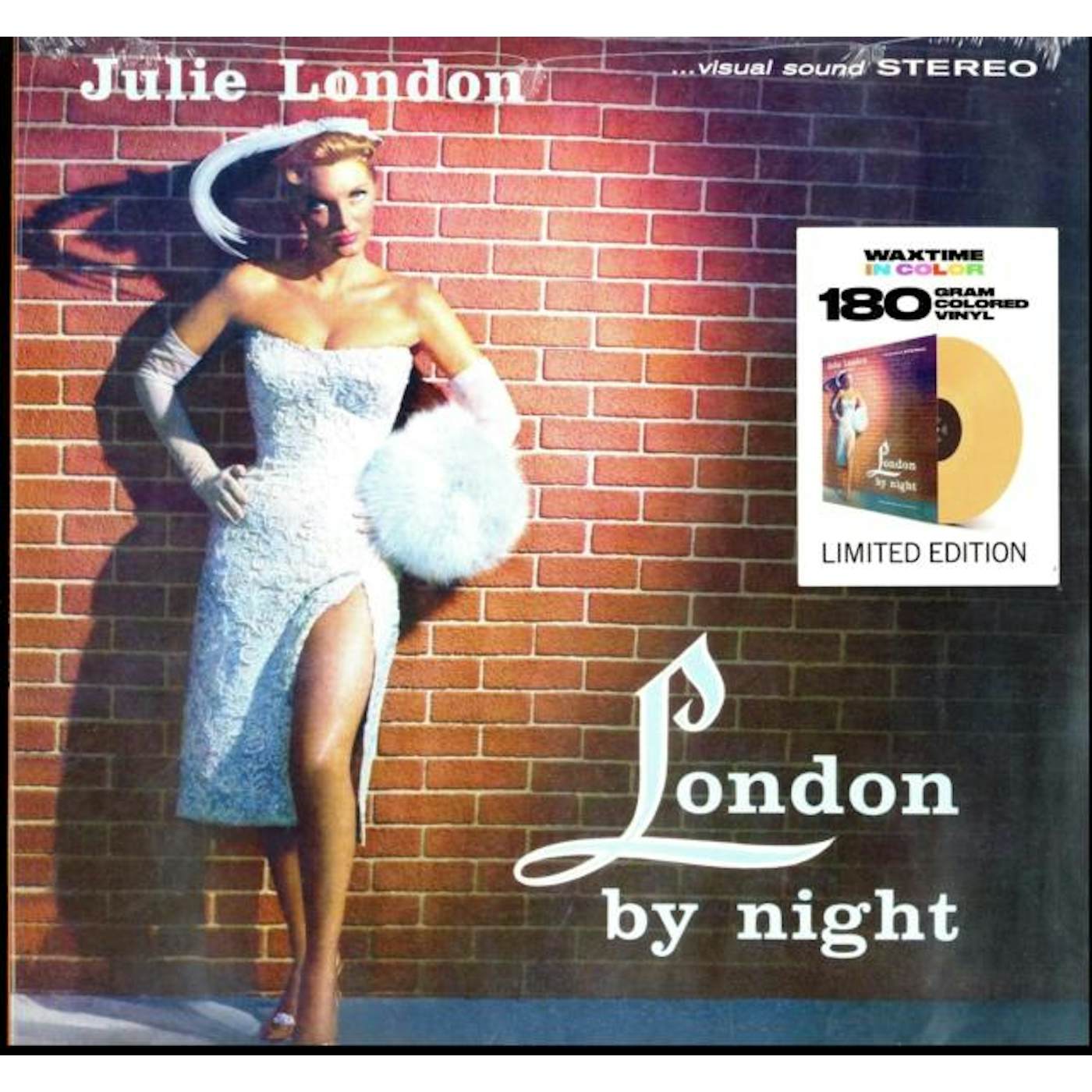 Julie London LP Vinyl Record - London By Night (Limited Solid Orange Vinyl)