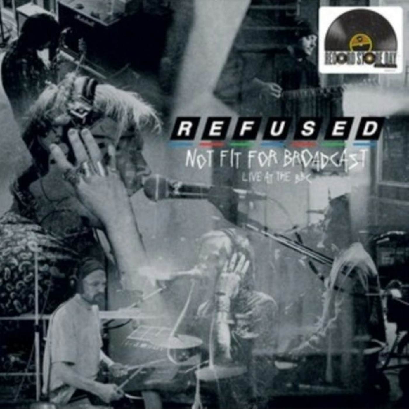 Refused LP Vinyl Record - Not Fit For Broadcasting - Live At The BBC (Crystal Clear Vinyl) (RSD 20. 20. )
