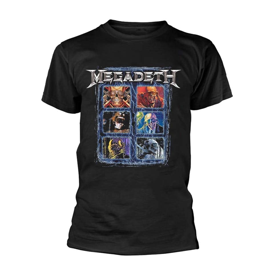 Megadeth T Shirt - Vic Head Grid