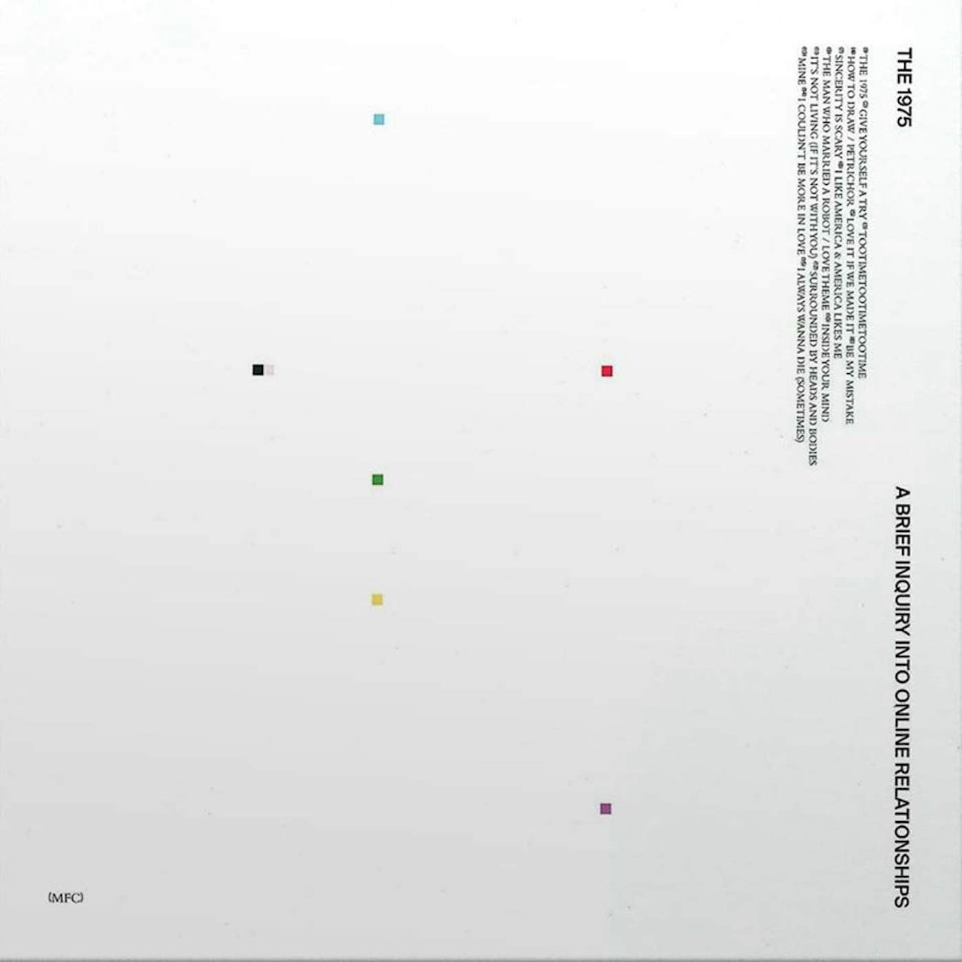 The 1975 LP Vinyl Record - A Brief Inquiry Into Online Relationships