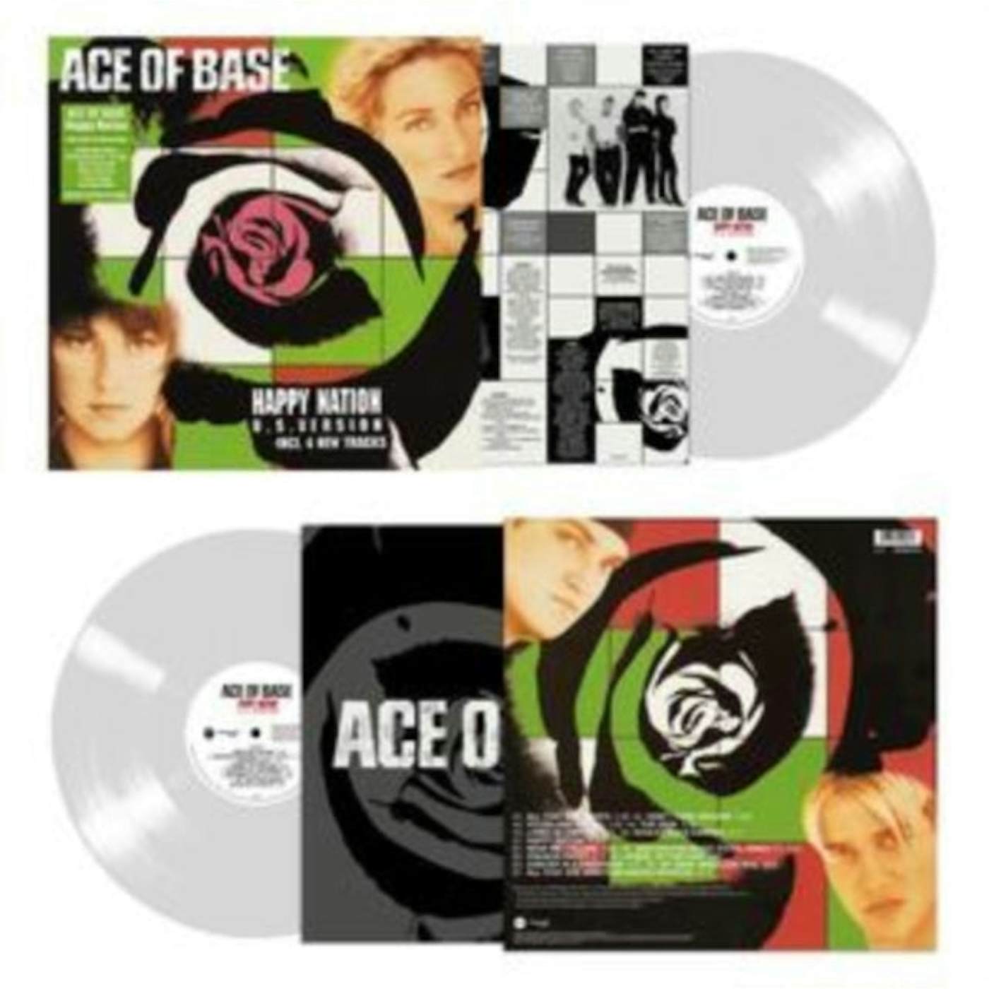 Ace Of Base LP Vinyl Record - Happy Nation (Clear Vinyl)