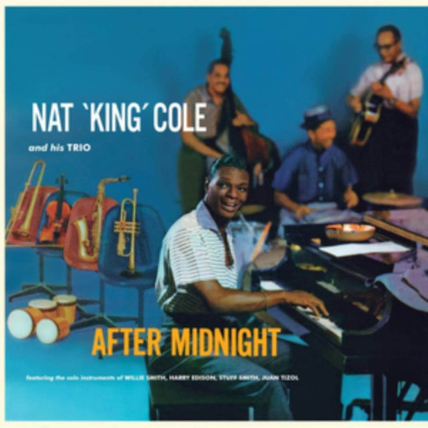 Nat King Cole LP Vinyl Record - After Midnight (Limited Transparent Blue Vinyl)