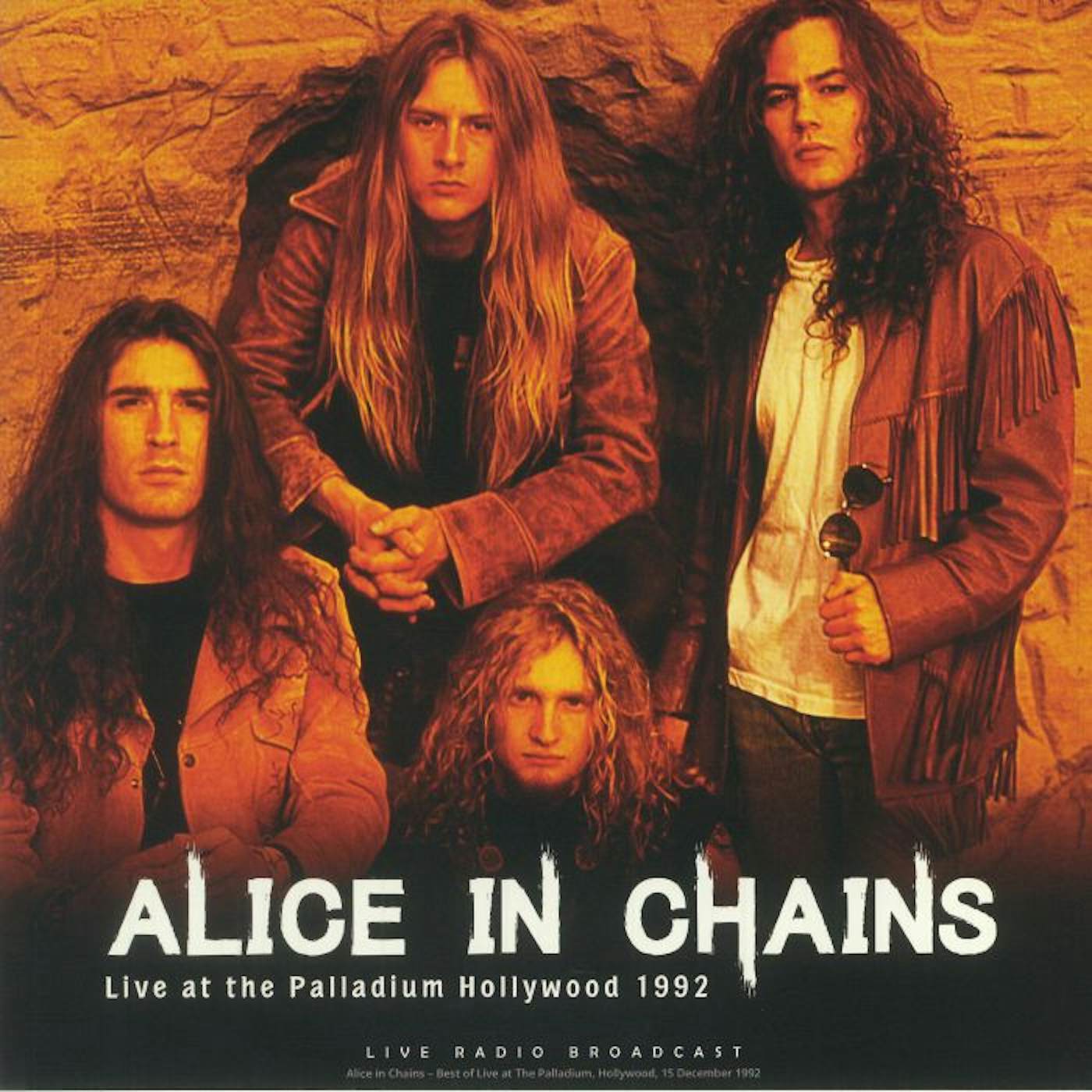 Alice In Chains LP Vinyl Record - Best Of Live At The Palladium Hollywood 19 92