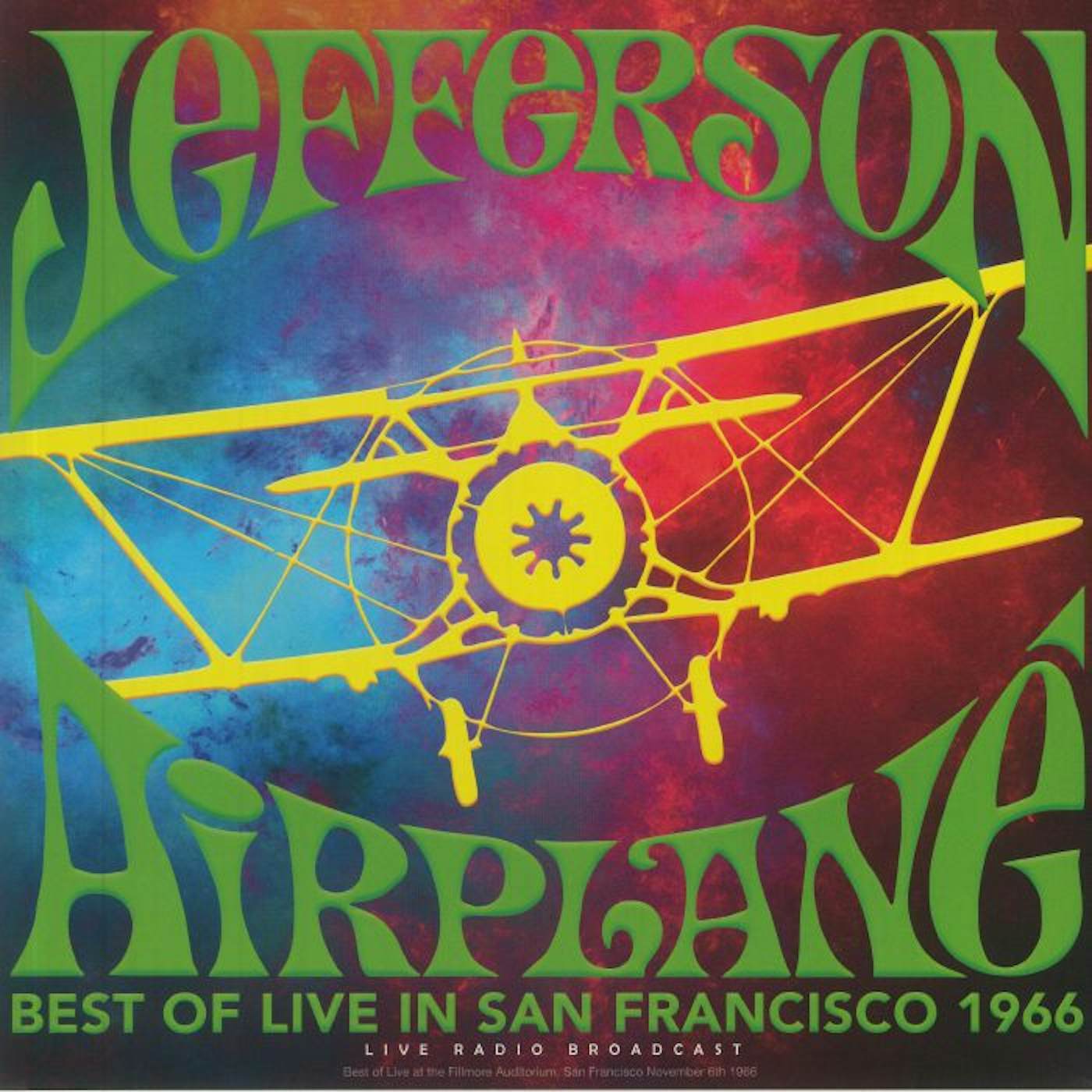 Jefferson Airplane LP Vinyl Record - Best Of Live In Sf