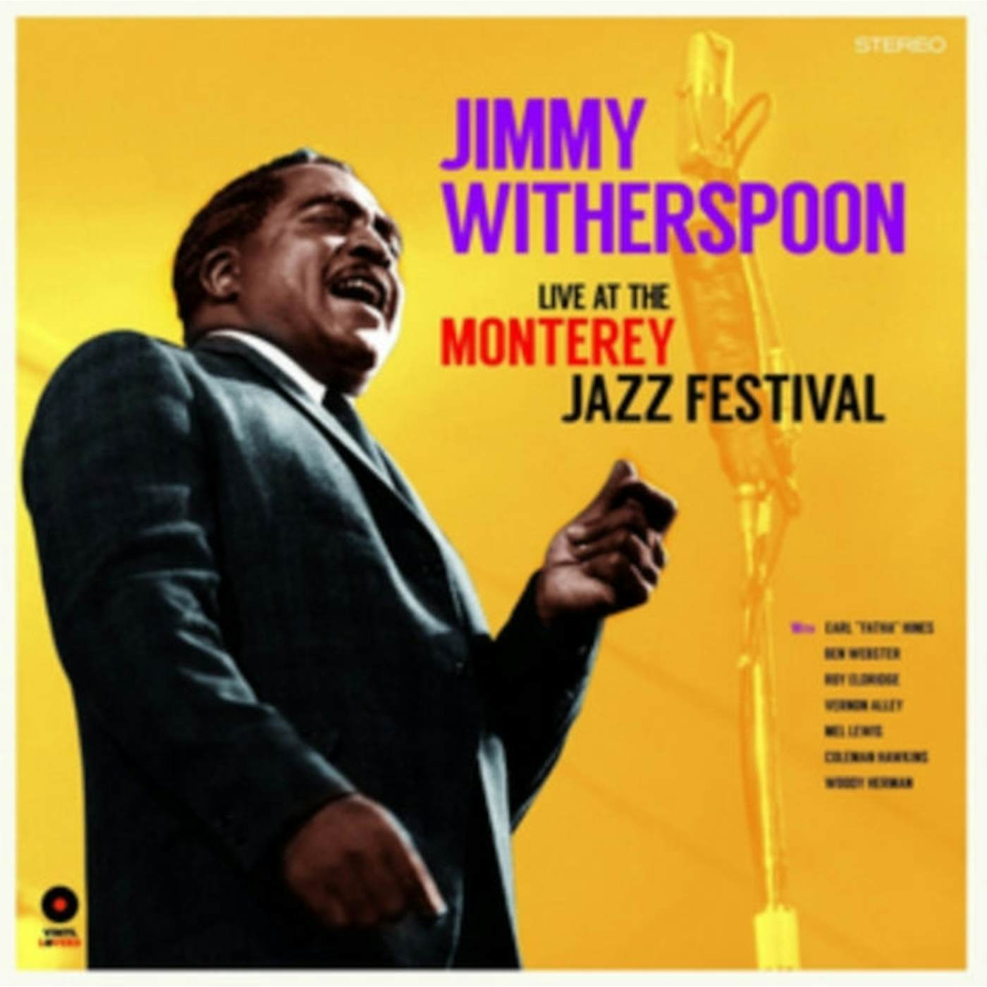Jimmy Witherspoon LP Vinyl Record - At The Monterey Jazz Festival
