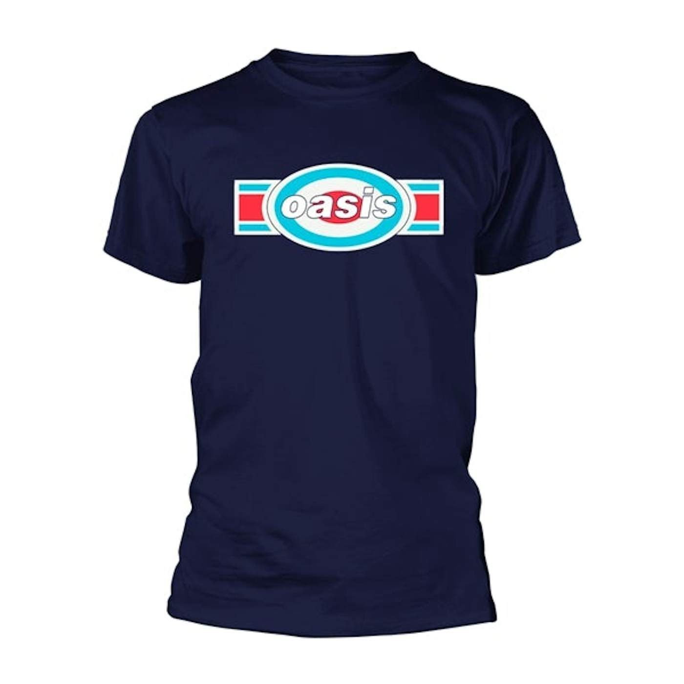 Oasis T Shirt - Oblong Target (Navy)