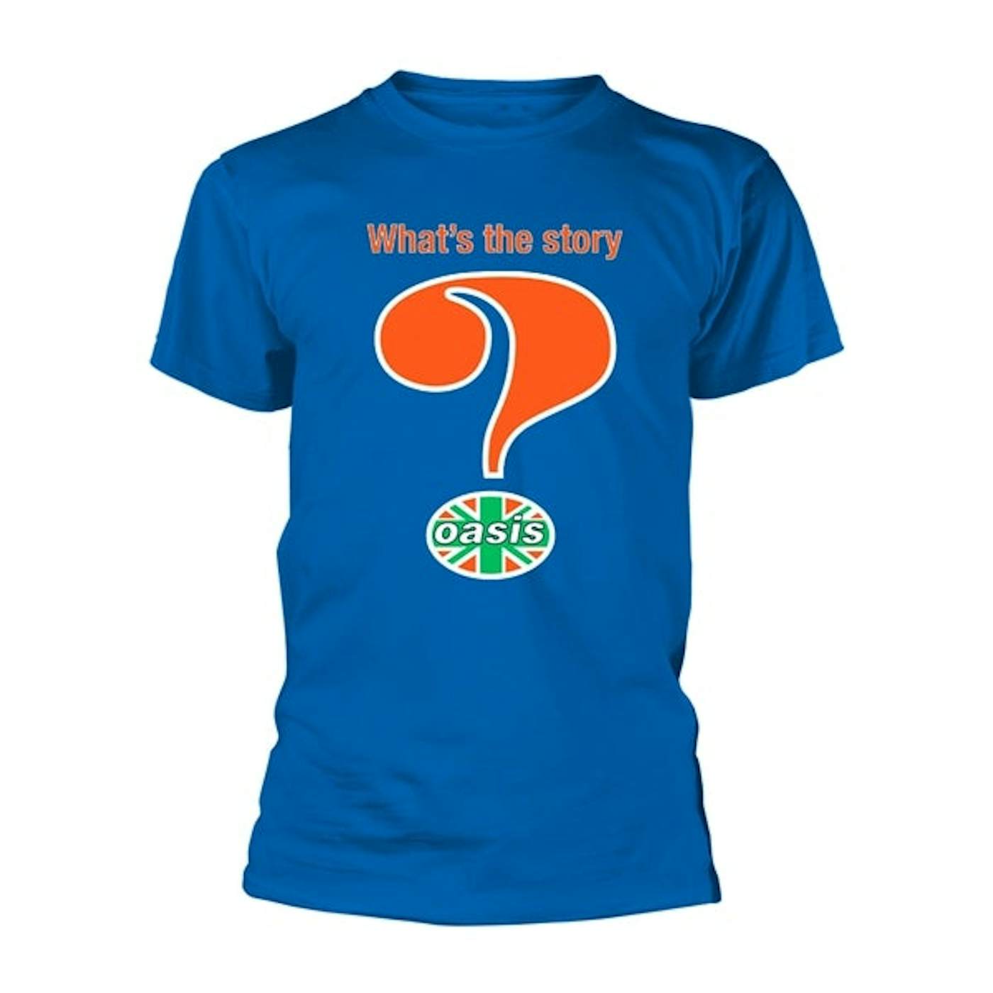 Oasis T Shirt - Question Mark (Royal)