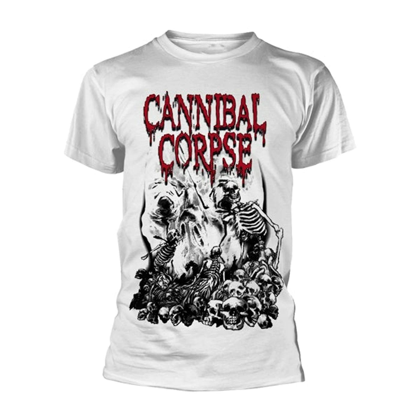 Cannibal Corpse T-Shirt - Pile Of Skulls (White)