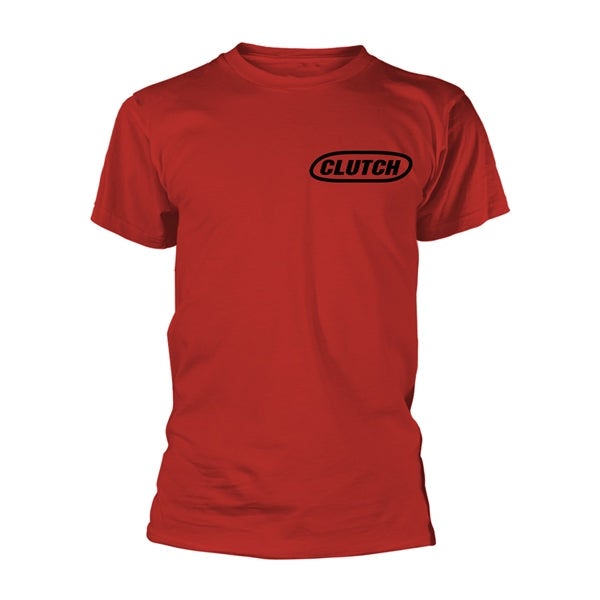 Clutch TShirt Classic Logo (Black/Red)