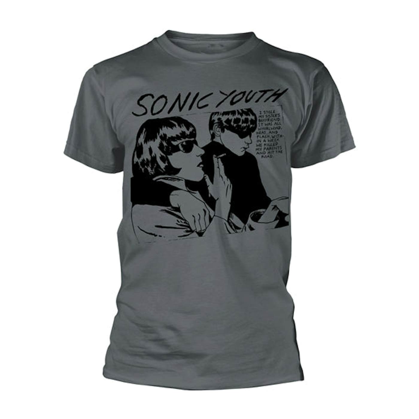 Sonic Youth T-Shirt - Goo Album Cover (Charcoal)