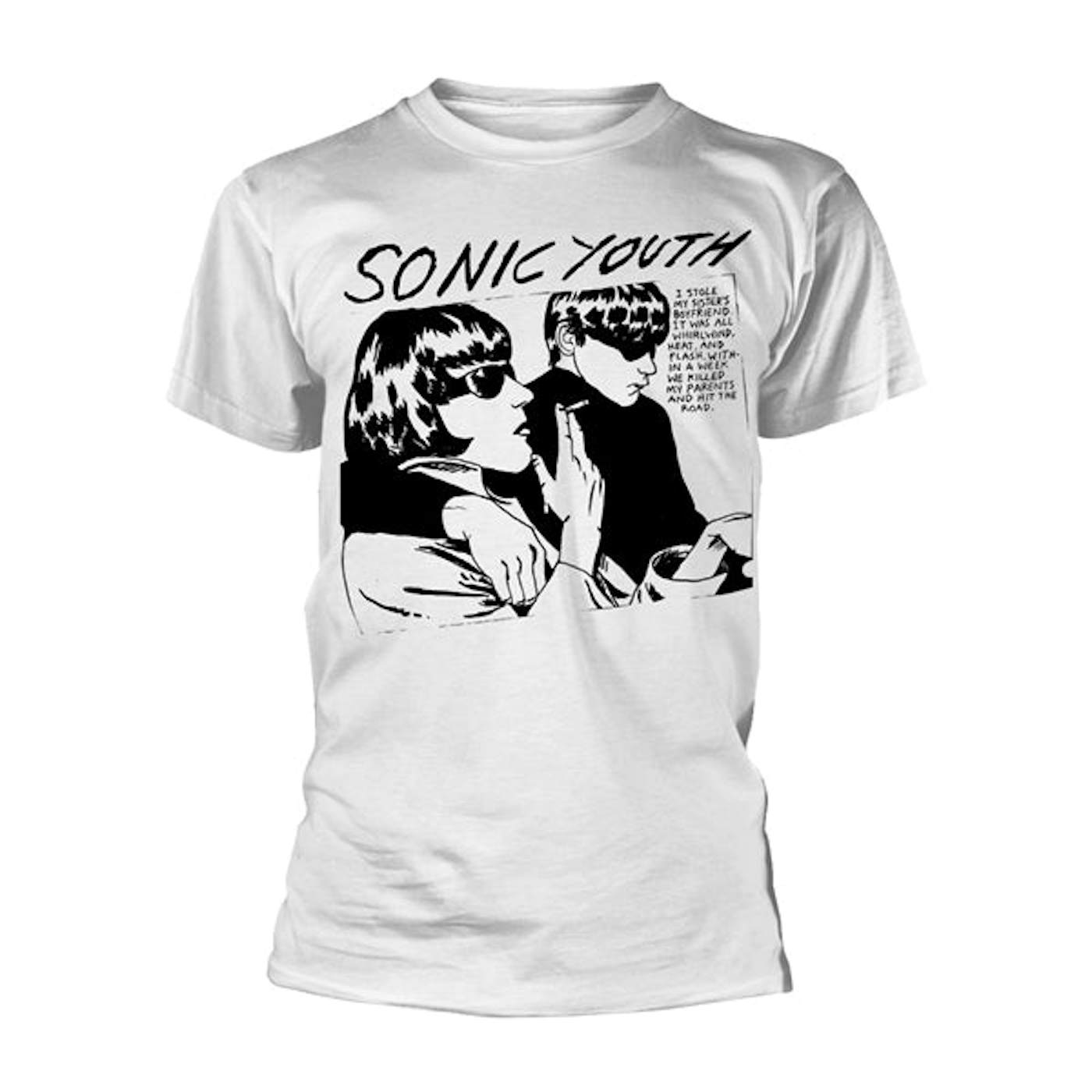 Sonic Youth T-Shirt - Goo Album Cover (White)