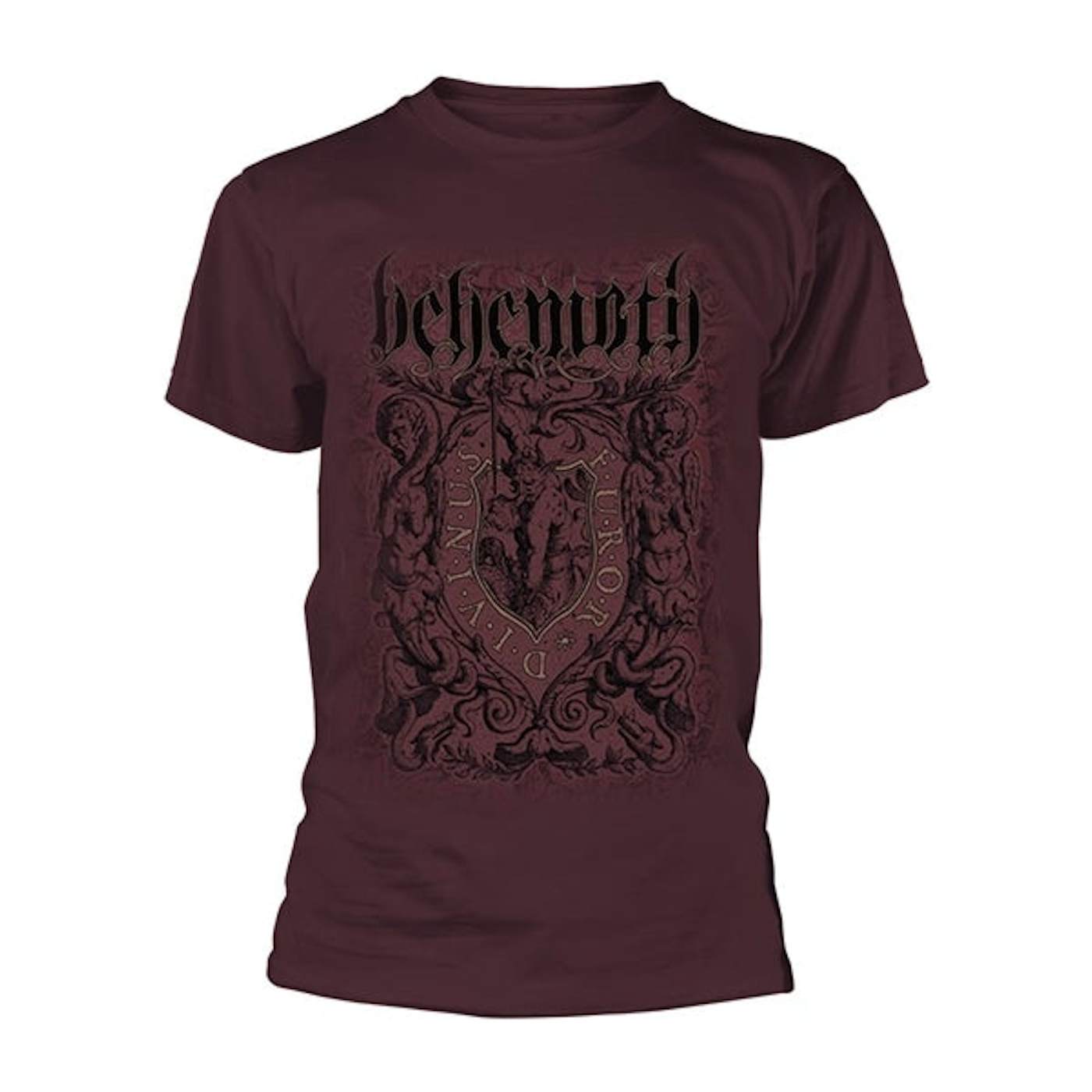 Behemoth T Shirt - Furor Divinus Maroon