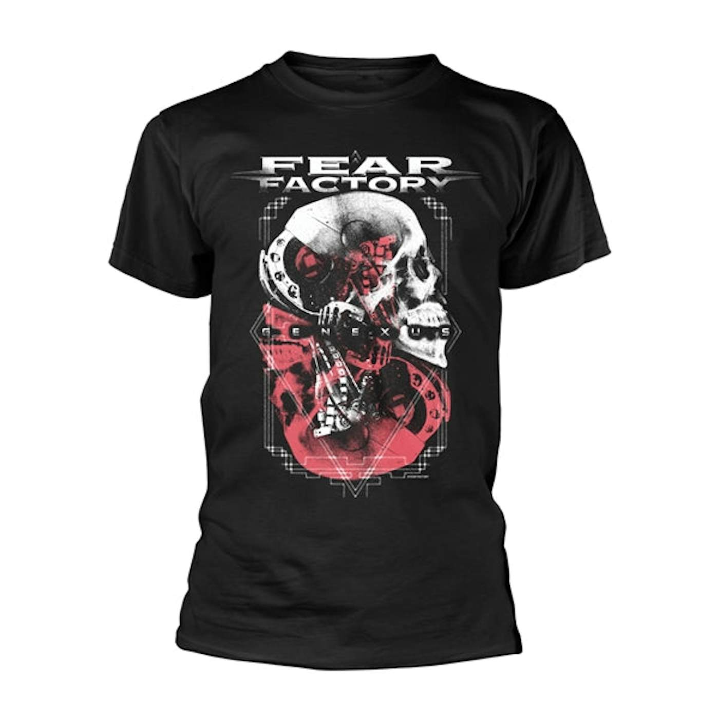 Fear Factory T-Shirt - Genexus Skull Poster