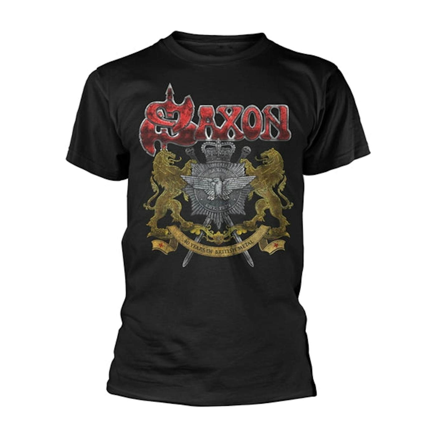 Saxon T-Shirt - 40 Years