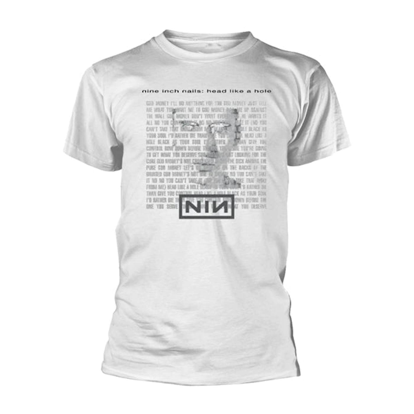 Nine Inch Nails T-Shirt - Head Like A Hole (White)