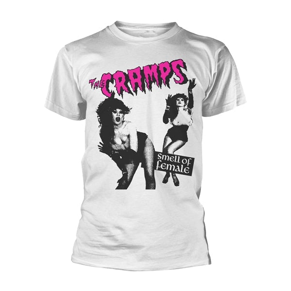 T-shirt gris NEW T-Shirt-Smell Of Female The Cramps 